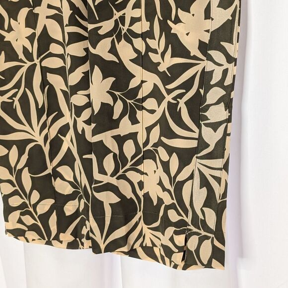 Tucker NYC Julia Pant Forest Figi Floral in Crepe de Chine Silk Floral - Picture 3 of 9